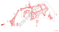 CHASSIS STRUKTUUR(5)(2DE) voor Honda ACCORD EX 3 deuren 4-traps automatische versnellingsbak 1987