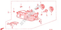 KOPLAMP(2) voor Honda ACCORD LX 4 deuren 4-traps automatische versnellingsbak 1987