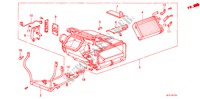 VERWARMINGSEENHEID voor Honda ACCORD EX 4 deuren 5-versnellings handgeschakelde versnellingsbak 1987