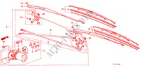 VOOR RUITESPROEIER (RH) voor Honda ACCORD EX-2.0I 4 deuren 4-traps automatische versnellingsbak 1987