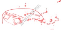WATERKLEP/SLANG voor Honda ACCORD EX-2.0I 3 deuren 4-traps automatische versnellingsbak 1987