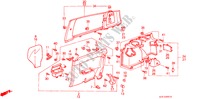 ZIJDE VOERING/KWARTS VOERING(2DE) voor Honda ACCORD EX 3 deuren 4-traps automatische versnellingsbak 1987