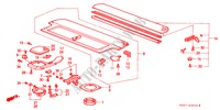 ACHTER PLANK(2DE) voor Honda ACCORD EX 3 deuren 4-traps automatische versnellingsbak 1989