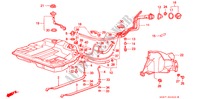 BRANDSTOF TANK voor Honda ACCORD EX 3 deuren 5-versnellings handgeschakelde versnellingsbak 1989
