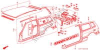 CHASSIS STRUKTUUR(3)(2DE) voor Honda ACCORD EX-2.0I 3 deuren 5-versnellings handgeschakelde versnellingsbak 1989