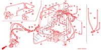INSTALLATIEPIJP/SLANGEN (E,F,G,W) voor Honda ACCORD LX 1600 4 deuren 4-traps automatische versnellingsbak 1989