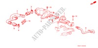 LUCHTZUIGKLEP voor Honda ACCORD LX 4 deuren 4-traps automatische versnellingsbak 1989