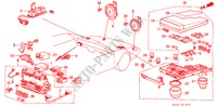 RELAIS/CLAXON/ZEKERING BOX voor Honda ACCORD EX-2.0I 4 deuren 4-traps automatische versnellingsbak 1989