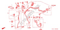 AIRCONDITIONER(SLANGEN/PIJPEN)(LH) voor Honda ACCORD 2.4 EXECUTIVE-E 4 deuren 5-traps automatische versnellingsbak 2006