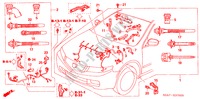 MOTOR BEDRADINGSBUNDEL(LH) (DIESEL) voor Honda ACCORD 2.2 SPORT 4 deuren 5-versnellings handgeschakelde versnellingsbak 2004