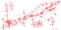 OVERSCHAKELHENDEL(DIESEL) (LH) voor Honda ACCORD 2.2 SPORT 4 deuren 5-versnellings handgeschakelde versnellingsbak 2004