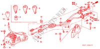 OVERSCHAKELHENDEL(RH) voor Honda ACCORD 2.0 SE 4 deuren 5-versnellings handgeschakelde versnellingsbak 2006