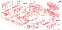 VLOERMAT voor Honda ACCORD 2.4 EXECUTIVE-E 4 deuren 5-traps automatische versnellingsbak 2006