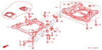 VOOR BALK/ACHTER BALK (DIESEL) voor Honda ACCORD 2.2 SPORT 4 deuren 5-versnellings handgeschakelde versnellingsbak 2004