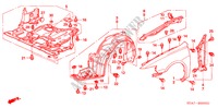 VOOR KAPPEN(1) voor Honda ACCORD 2.4 EXECUTIVE-E 4 deuren 5-traps automatische versnellingsbak 2006