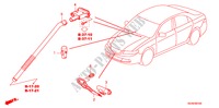 AIRCONDITIONER(SENSOR) voor Honda ACCORD 2.0 SE 4 deuren 5-traps automatische versnellingsbak 2007