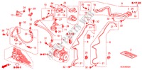 AIRCONDITIONER(SLANGEN/PIJPEN) (LH) (DIESEL) voor Honda ACCORD 2.2 SPORT SE 4 deuren 6-versnellings handgeschakelde versnellingsbak 2008
