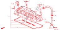 CILINDERKOP AFDEKKING (DIESEL) voor Honda ACCORD 2.2 EXECUTIVE 4 deuren 6-versnellings handgeschakelde versnellingsbak 2008