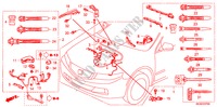 MOTOR BEDRADINGSBUNDEL(LH) voor Honda ACCORD 2.4 EXECUTIVE 4 deuren 6-versnellings handgeschakelde versnellingsbak 2007
