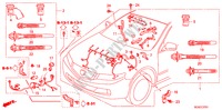 MOTOR BEDRADINGSBUNDEL(RH) (DIESEL) voor Honda ACCORD 2.2 EXECUTIVE 4 deuren 6-versnellings handgeschakelde versnellingsbak 2007