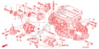 MOTOR BEVESTIGING BEUGEL (DIESEL) voor Honda ACCORD 2.2 SE 4 deuren 6-versnellings handgeschakelde versnellingsbak 2008