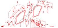 PILAAR AFWERKING(LH) voor Honda ACCORD 2.0 COMFORT 4 deuren 5-versnellings handgeschakelde versnellingsbak 2008
