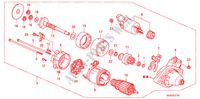 STARTMOTOR (DENSO) voor Honda ACCORD 2.4 EXECUTIVE 4 deuren 6-versnellings handgeschakelde versnellingsbak 2008