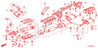 UITLAATPIJP(2.4L) voor Honda ACCORD 2.4 TYPE S 4 deuren 6-versnellings handgeschakelde versnellingsbak 2008