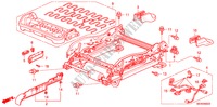 V. ZITTING COMPONENTEN (R.)(4WEG SPANNING ZITTING) voor Honda ACCORD 2.4 EXECUTIVE-E 4 deuren 5-traps automatische versnellingsbak 2008