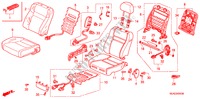 VOOR ZITTING(R.)(LH)(2) voor Honda ACCORD 2.0 EXECUTIVE 4 deuren 5-traps automatische versnellingsbak 2007