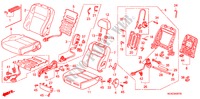 VOOR ZITTING(R.)(RH)(2) voor Honda ACCORD 2.4 EXECUTIVE-E 4 deuren 5-traps automatische versnellingsbak 2007