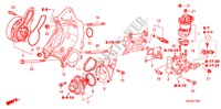 WATERPOMP(2.0L) voor Honda ACCORD 2.0 COMFORT 4 deuren 5-versnellings handgeschakelde versnellingsbak 2008