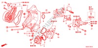 WATERPOMP(2.4L) voor Honda ACCORD 2.4 TYPE S 4 deuren 5-traps automatische versnellingsbak 2008