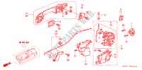 ACHTER PORTIER SLOT/BUITEN HENDEL voor Honda ACCORD TOURER 2.0 COMFORT 5 deuren 5-traps automatische versnellingsbak 2003