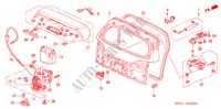ACHTERKLEP voor Honda ACCORD TOURER 2.0 COMFORT 5 deuren 5-traps automatische versnellingsbak 2005