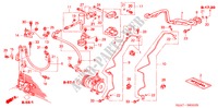 AIRCONDITIONER(SLANGEN/PIJPEN) (LH)(DIESEL) voor Honda ACCORD TOURER 2.2 EXECUTIVE 5 deuren 5-versnellings handgeschakelde versnellingsbak 2004