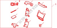 BEVESTIGINSMATERIAAL AUDIO voor Honda ACCORD TOURER 2.0 COMFORT 5 deuren 5-traps automatische versnellingsbak 2005
