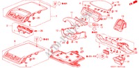 INSTRUMENTEN AFWERKING(BESTUURDERZIJKANT) (RH) voor Honda ACCORD TOURER 2.0 COMFORT 5 deuren 5-traps automatische versnellingsbak 2003