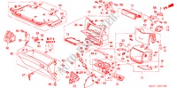 INSTRUMENTEN AFWERKING(PASSAGIERZIJKANT) (RH) voor Honda ACCORD TOURER 2.0 COMFORT 5 deuren 5-traps automatische versnellingsbak 2004