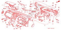 INSTRUMENTEN PANEEL(RH) voor Honda ACCORD TOURER 2.0 COMFORT 5 deuren 5-versnellings handgeschakelde versnellingsbak 2004