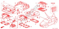 INTERIEUR VERLICHTING voor Honda ACCORD TOURER 2.0 COMFORT 5 deuren 5-traps automatische versnellingsbak 2003