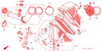 LUCHTFILTER(DIESEL) voor Honda ACCORD TOURER 2.2 SPORT 5 deuren 5-versnellings handgeschakelde versnellingsbak 2005