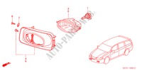MISTLICHT voor Honda ACCORD TOURER 2.0 EXECUTIVE 5 deuren 5-traps automatische versnellingsbak 2005