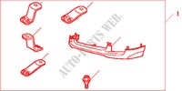 ONDERSPOILER VOOR (PRIMER) voor Honda ACCORD TOURER 2.4 EXECUTIVE 5 deuren 5-traps automatische versnellingsbak 2005