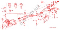 OVERSCHAKELHENDEL(RH) voor Honda ACCORD TOURER 2.0 COMFORT 5 deuren 5-versnellings handgeschakelde versnellingsbak 2005