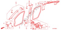PILAAR AFWERKING(LH) voor Honda ACCORD TOURER 2.0 SPORT 5 deuren 5-versnellings handgeschakelde versnellingsbak 2005
