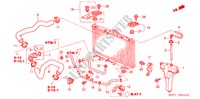 RADIATOR SLANG/RESERVETANK voor Honda ACCORD TOURER 2.4 TYPE S 5 deuren 5-traps automatische versnellingsbak 2004