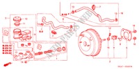 REM HOOFDCILINDER/ HOOFDSPANNING(LH) voor Honda ACCORD TOURER 2.0 COMFORT 5 deuren 5-versnellings handgeschakelde versnellingsbak 2003