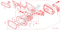 SPIEGEL voor Honda ACCORD TOURER 2.4 TYPE S 5 deuren 6-versnellings handgeschakelde versnellingsbak 2003