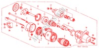 STARTMOTOR(DIESEL) voor Honda ACCORD TOURER 2.2 SPORT 5 deuren 5-versnellings handgeschakelde versnellingsbak 2004